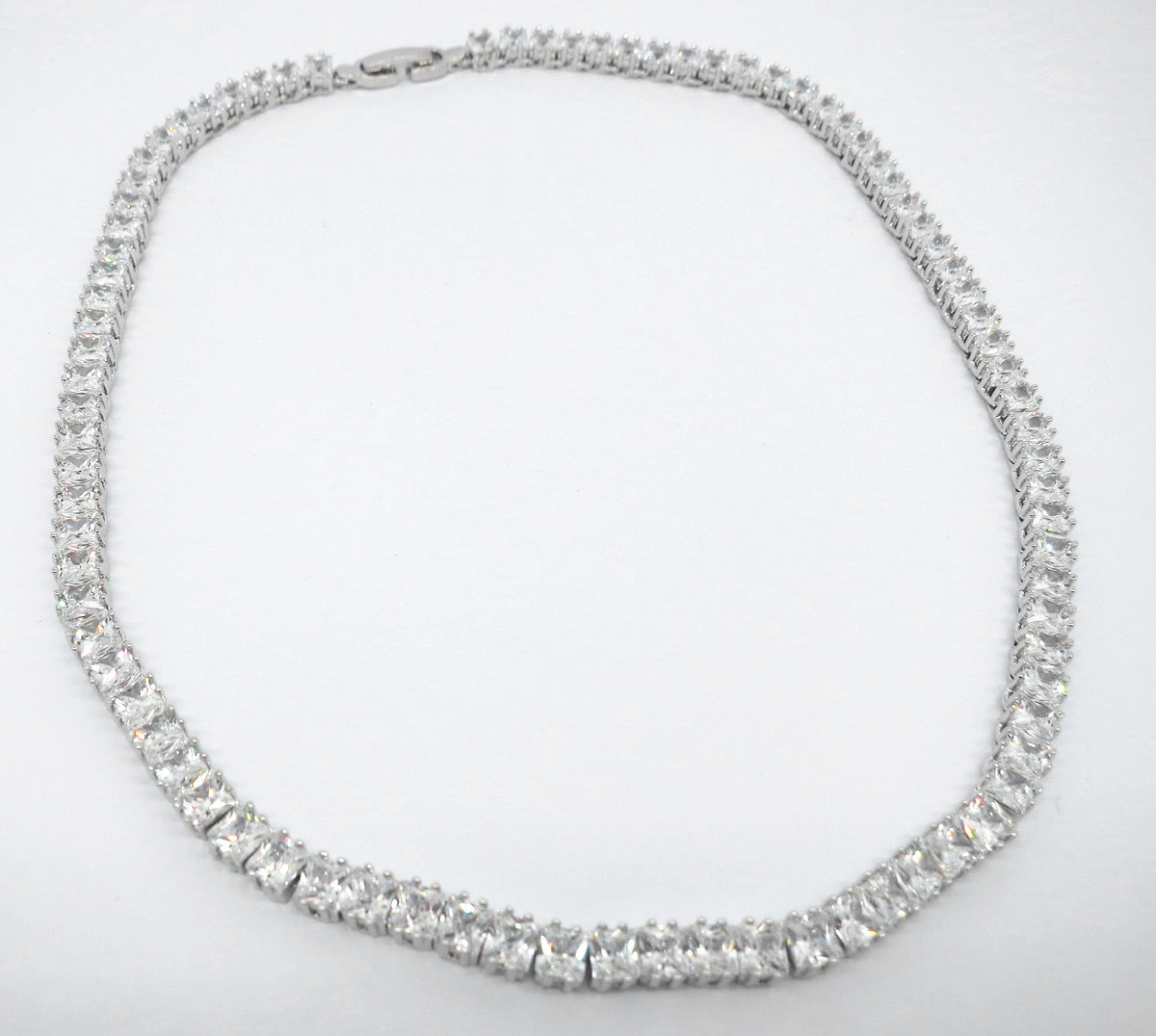 Square Tennis Necklace – Jacatel