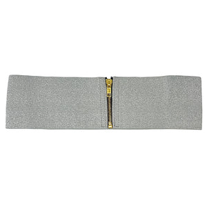 Plain Wide Waist Cinch Elastic Belt