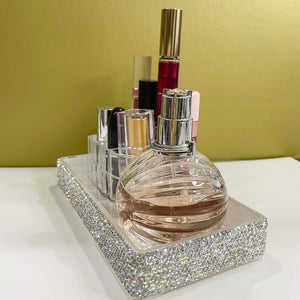 Studded Acrylic Makeup Organizer