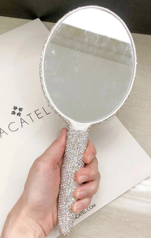 Studded Handheld Mirror