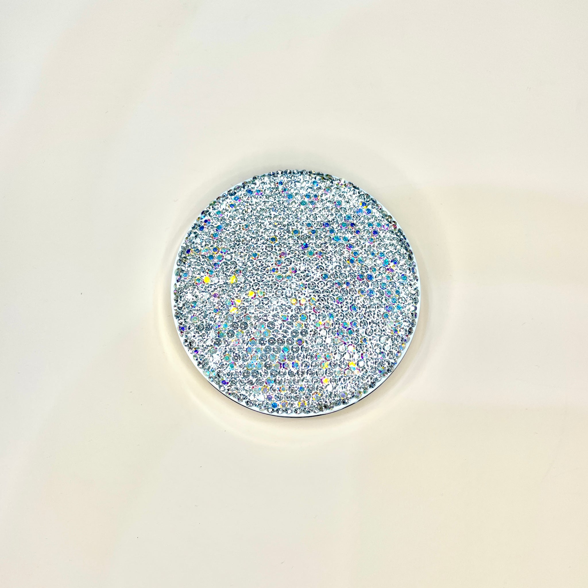 Studded Compact Mirror with LED