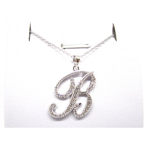 Cursive Initial Pendant