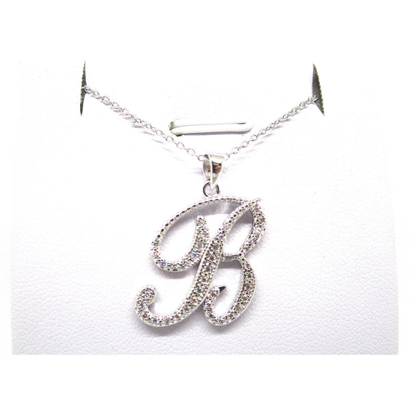 Cursive Initial Pendant