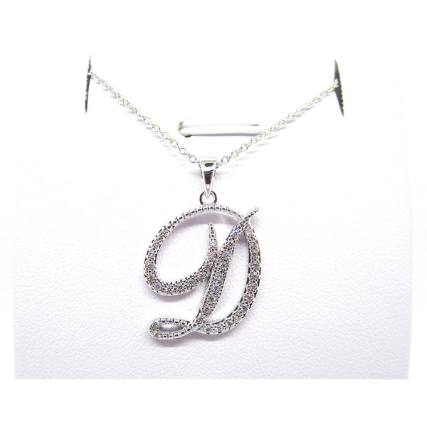 Cursive Initial Pendant