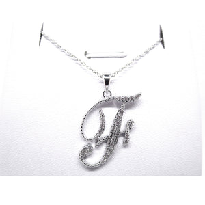 Cursive Initial Pendant