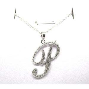 Cursive Initial Pendant