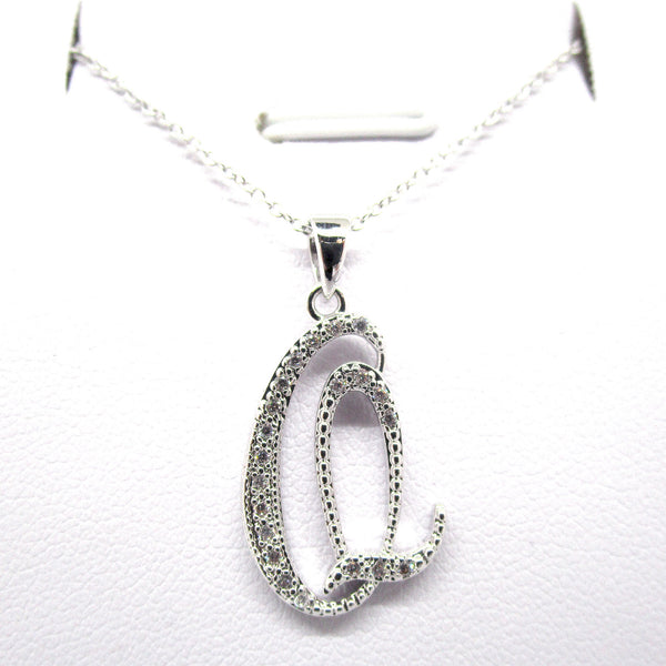 Cursive Initial Pendant