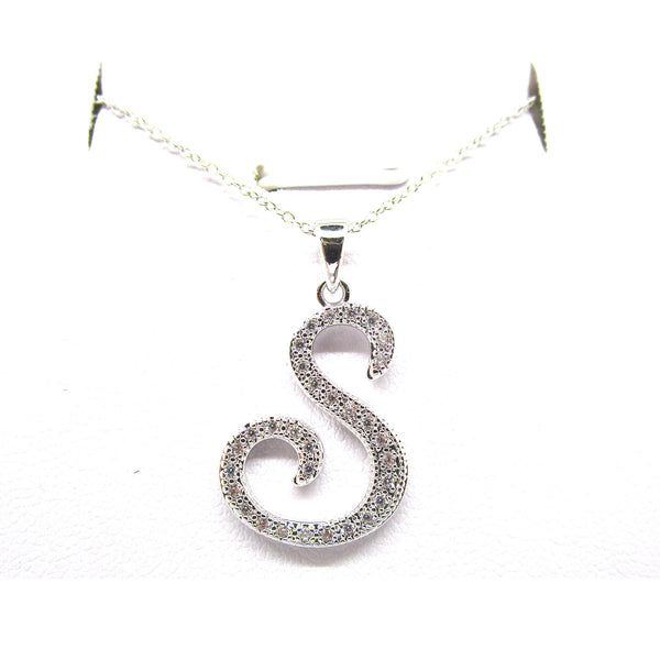 Cursive Initial Pendant