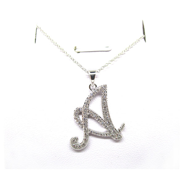 Cursive Initial Pendant