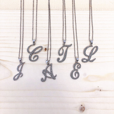 Cursive Initial Pendant